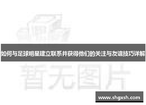 如何与足球明星建立联系并获得他们的关注与友谊技巧详解